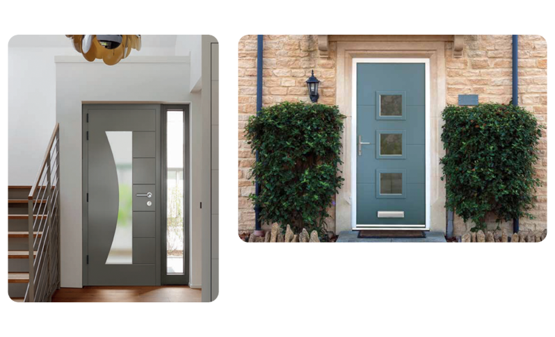 Smart aluminium doors